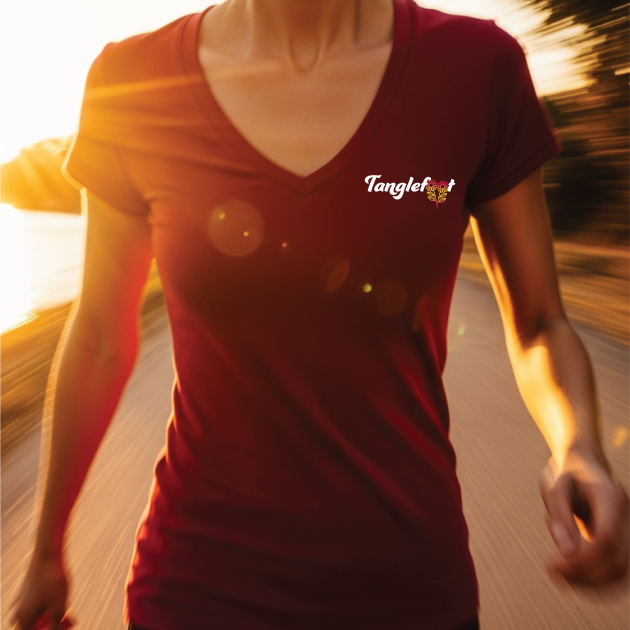 Tanglefoot Ladies V-Neck
